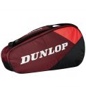 Dunlop CX Club 3 Racketbag zwart/rood