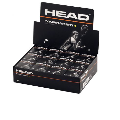 Head squashbal Tournament geel 12x