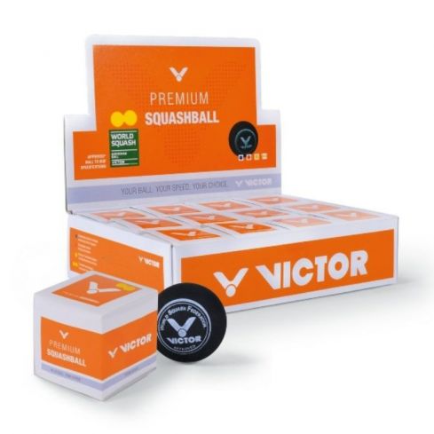 Victor Squashbal Dubbelgeel 12 x